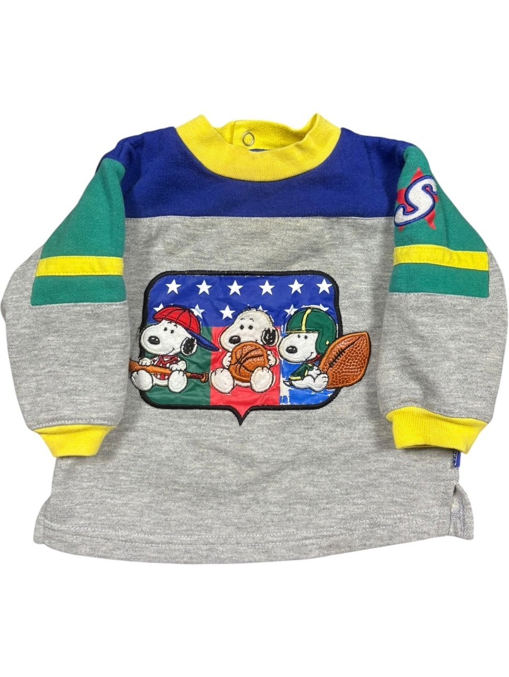 Peanuts Snoopy Sports Baby Vintage 90’s Crewneck Sweatshirt